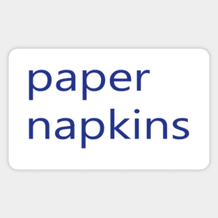 paper napkins Sticker